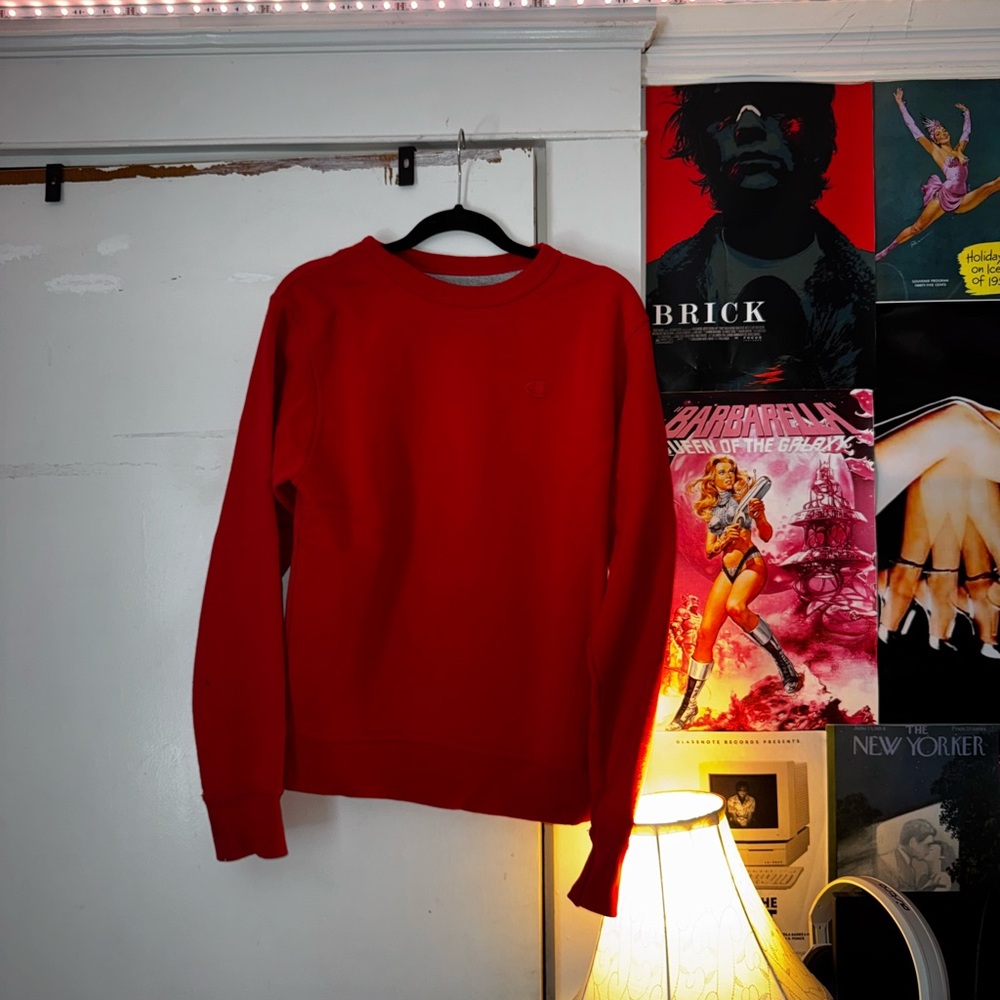Champion Red Women's Sweatshirt